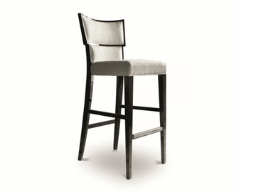 SAVOY - High fabric stool with back by Costantini Pietro - view 2